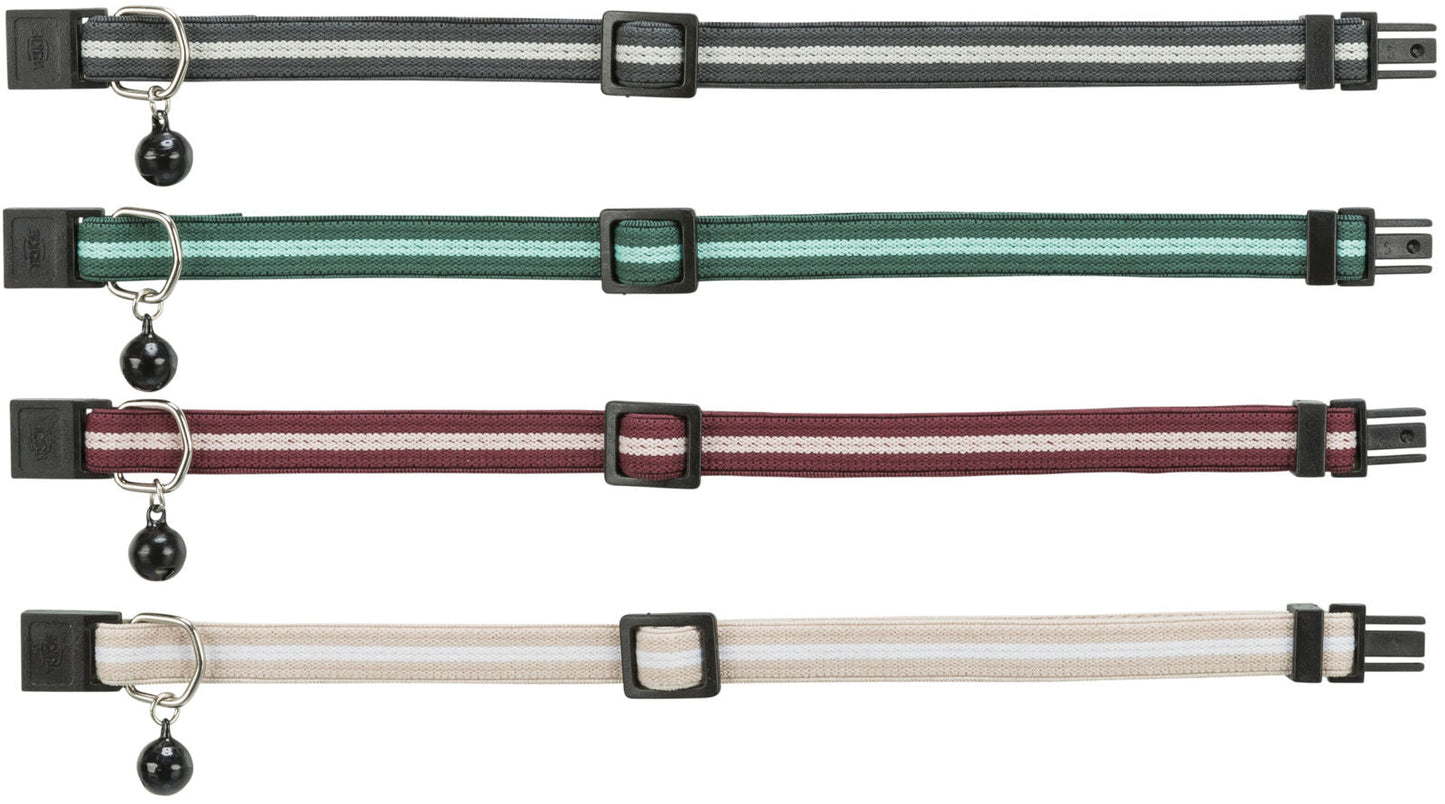 Trixie Cat collar, elastic, stripes