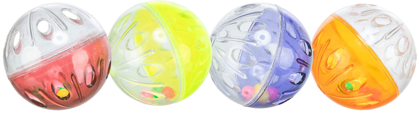 Trixie Rattling balls, diam. 4.5 cm, 4 pcs.