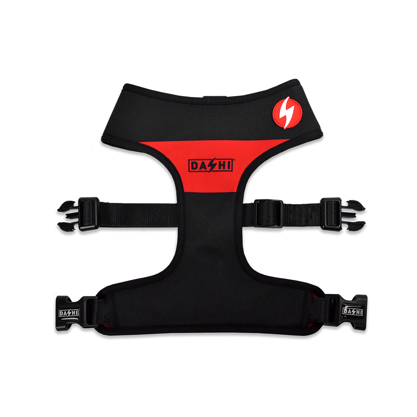 Dashi Stripes3 Red & Black Neo Mesh Harness