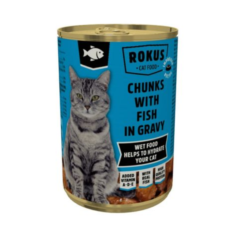 Rokus Fish Chunks For Adult Cats