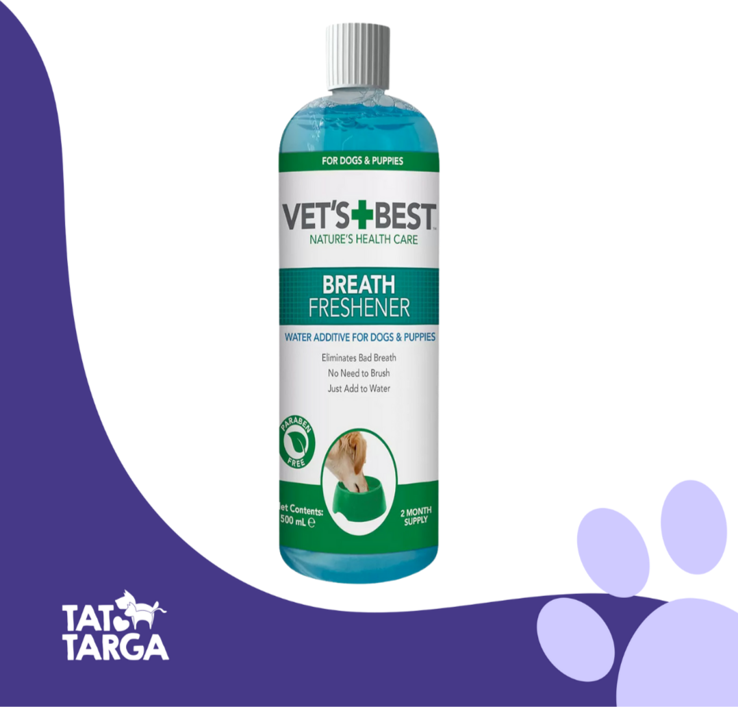VET´S Best Water Additive Breath Freshner For Dogs & Puppies 500ml
