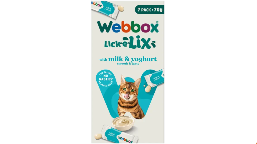 Webbox Lick-e-Lix Milk & Yoghurt 5x15g.
