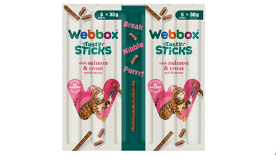 Webbox Tasty Sticks With Salmon & Trout 30g.