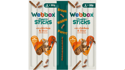 Webbox Tasty Sticks With Chicken & Liver 30g.