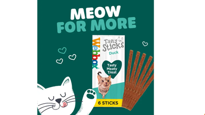 Webbox Tasty Sticks With Duck Soft & Meaty 30g.
