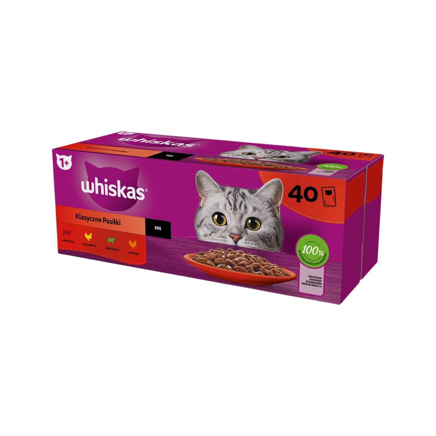 Whiskas Meaty Selection in Gravy x40