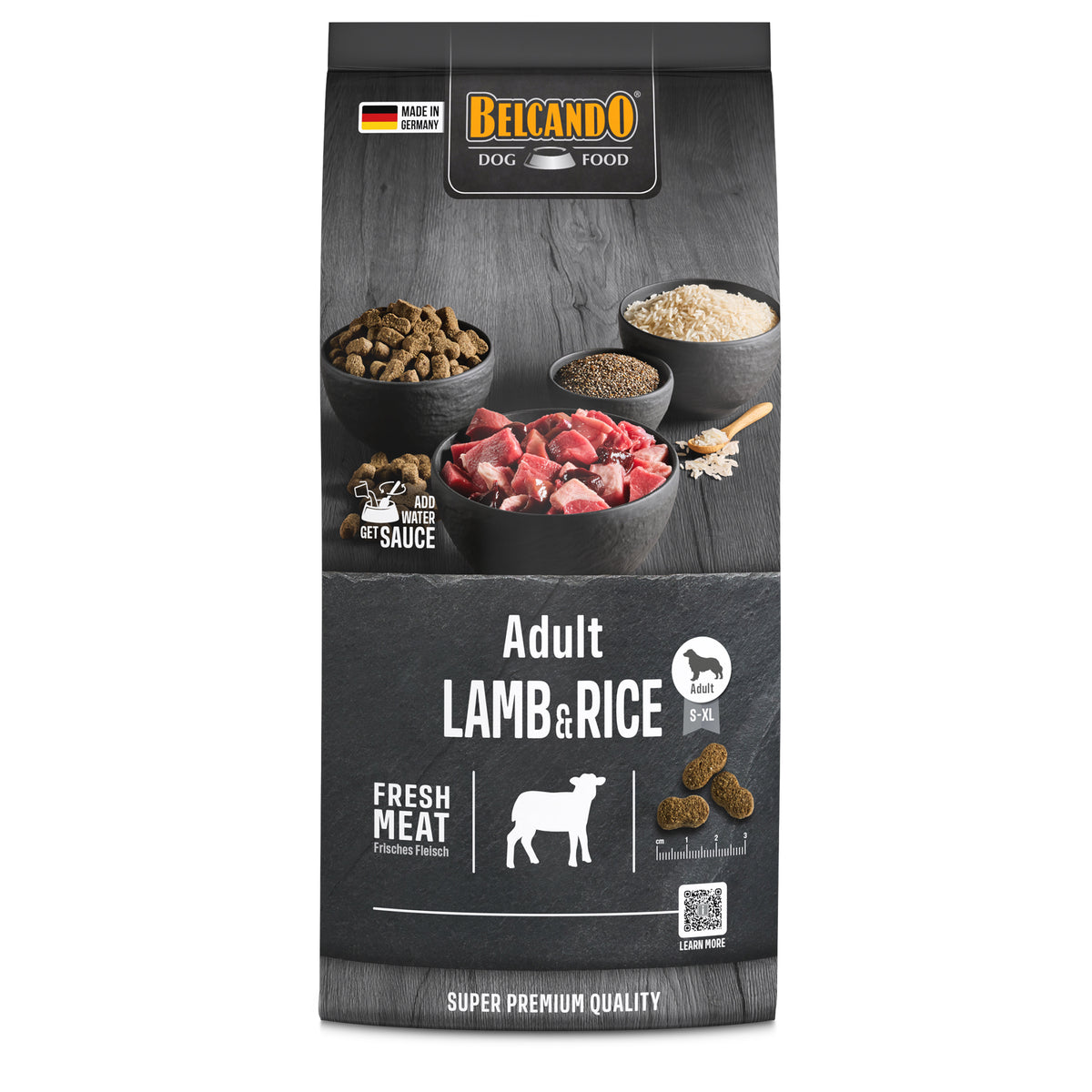 Belcando Adult Lamb & Rice Dry Dog Food 1kg