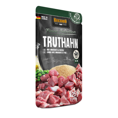Belcando Turkey with Amaranth & Peas Wet Dog Food Pouch 125g