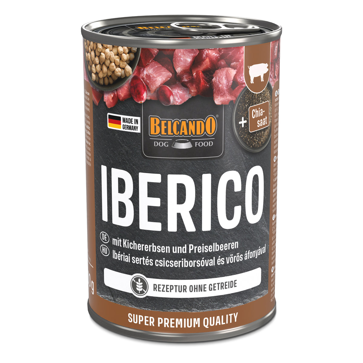 Belcando Iberico Pork with Chickpeas & Lingonberry Wet Dog Food 400g