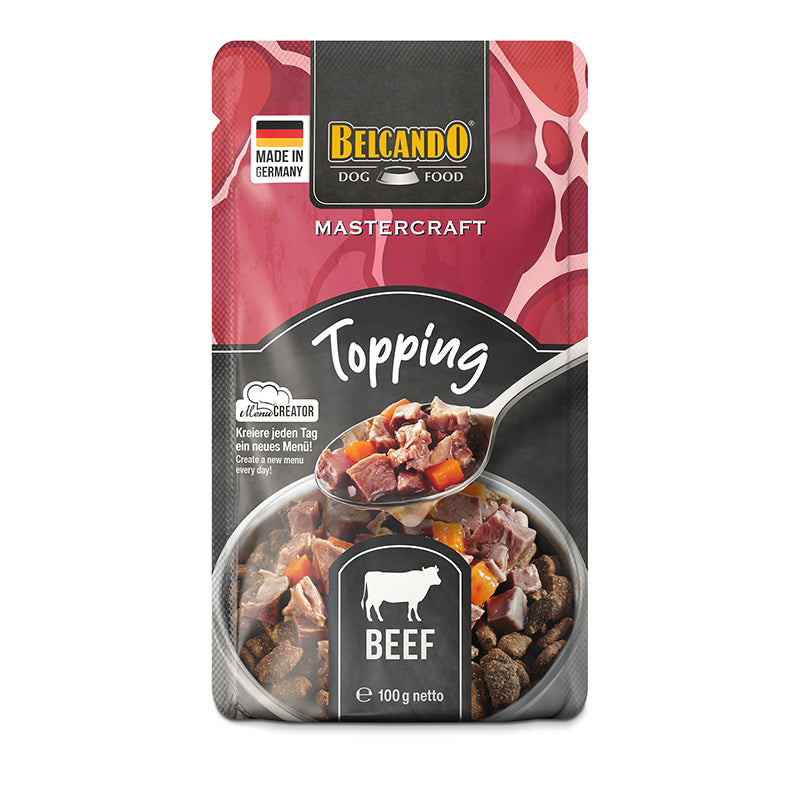 Belcando Mastercraft Beef with Carrots Dog Food Topping 100g