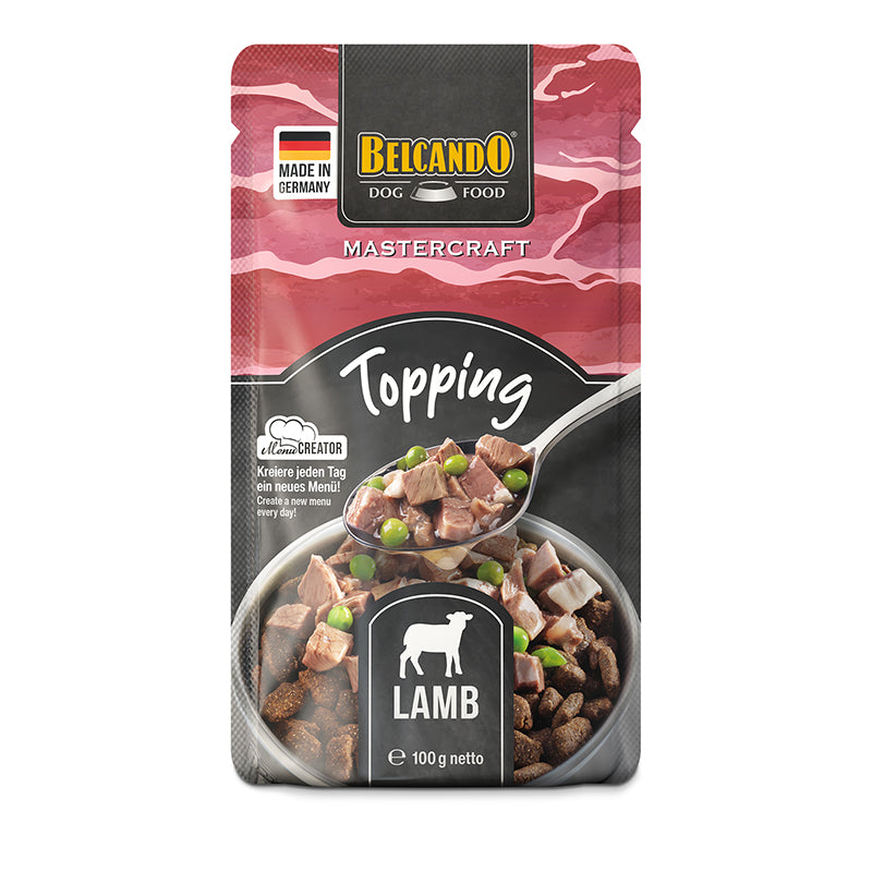 Belcando Mastercraft Lamb with Peas Dog Food Topping 100g