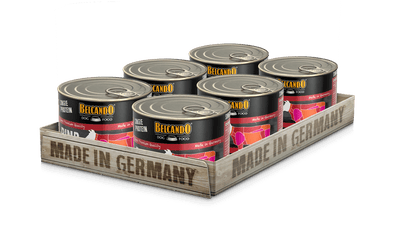 Belcando Single Protein Beef Dog Food 200g box packaging