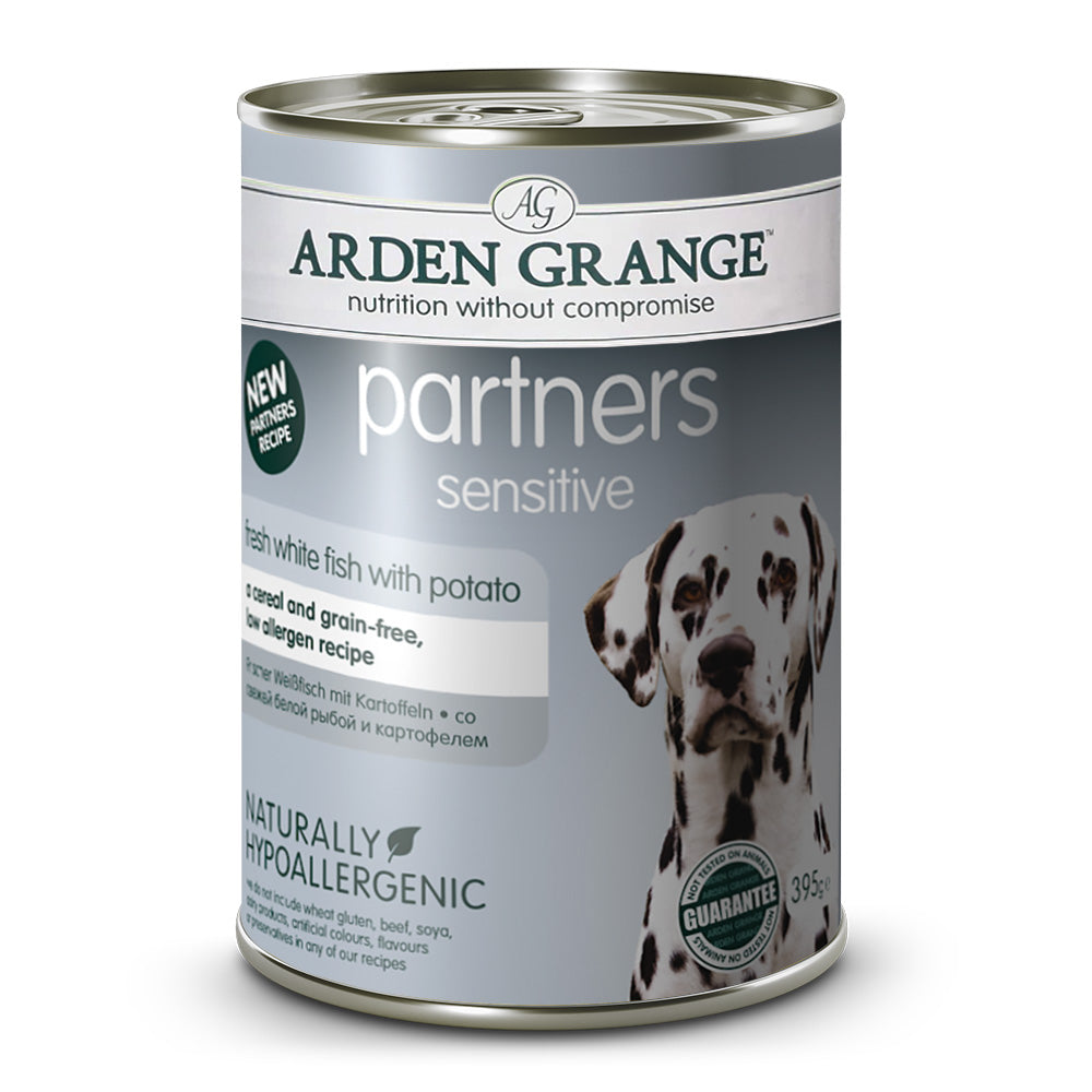 Arden Grange Partners Sensitive Adult with Fresh Ocean White Fish & Potato 395g