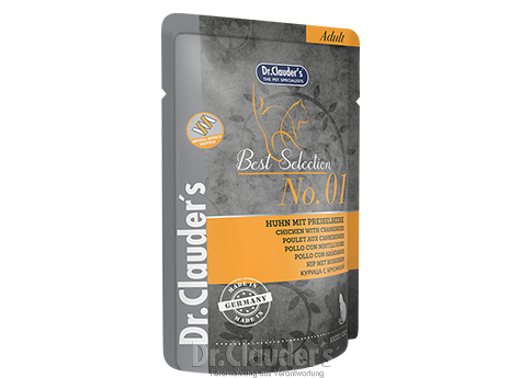 Dr. Clauder's Best Selection No 1: Chicken with Cranberries – 9G