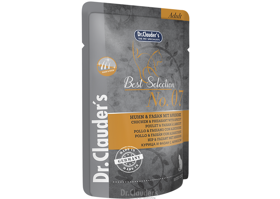 Dr. Clauder's Best Selection No 7: Chicken & Pheasant with apricot – 9G