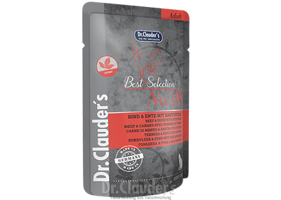 Dr. Clauder's Best Selection No 8: Beef & Duck with potatoes – 9G