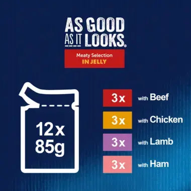 Felix As Good As It Looks Meaty Selection in Jelly x12