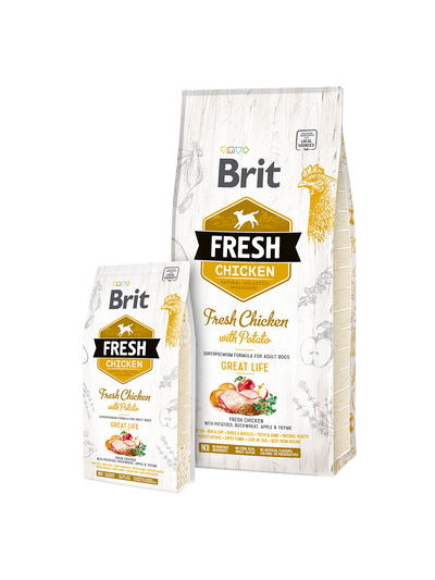 Brit Fresh Chicken with Potato Adult