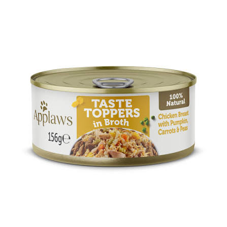 Applaws Taste Toppers Chicken Breast with Vegetables in Broth 156g