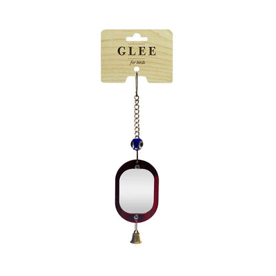 Glee Hanging Bird Toy With Mirror And Bells Brown