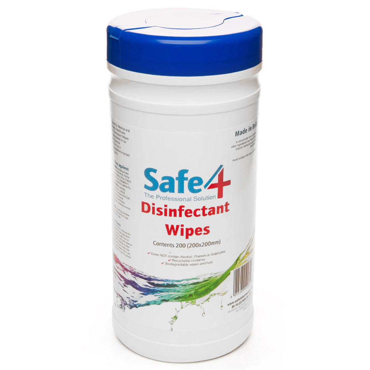 Safe4 Disinfectant Wipes x 100