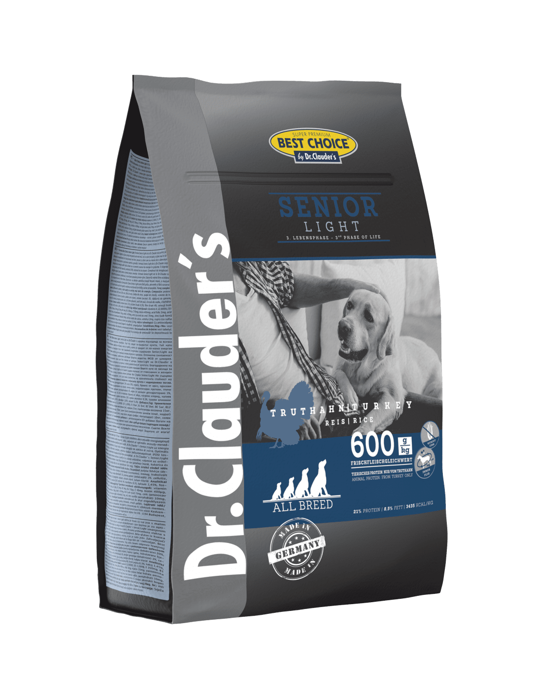 Dr Clauder's Dog Dry Senior Light