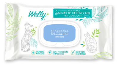 Welly Talc and Iris Cleansing Wipes