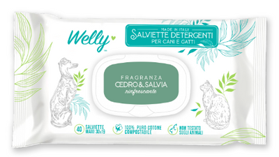 Welly Cedar and Sage Cleansing Wipes