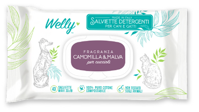 Welly Chamomile and Mallow Cleansing Wipes