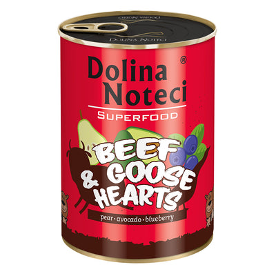 Dolina Noteci Superfood - 400g Beef & Goose Hearts