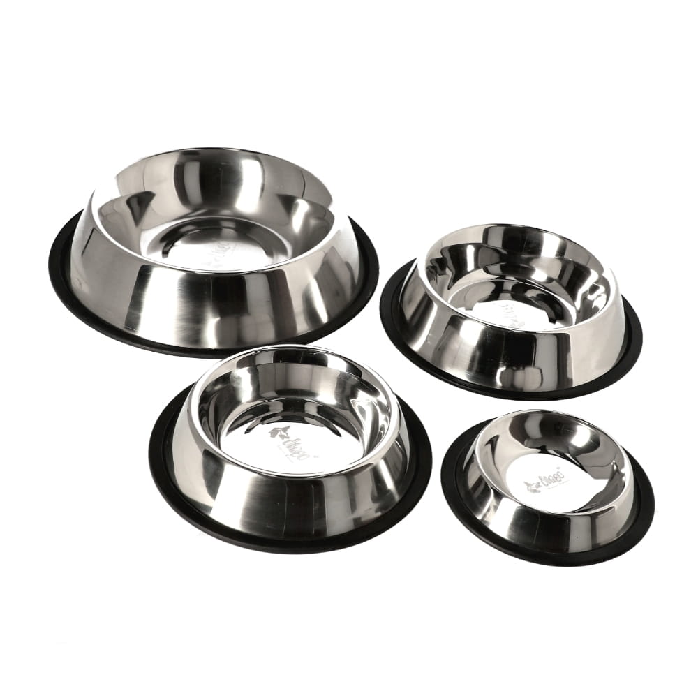 Dingo Stainless Steel Bowl with Rubber Pad