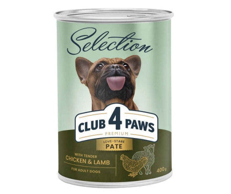 CLUB 4 PAWS Premium Selection with Tender Chicken & Lamb