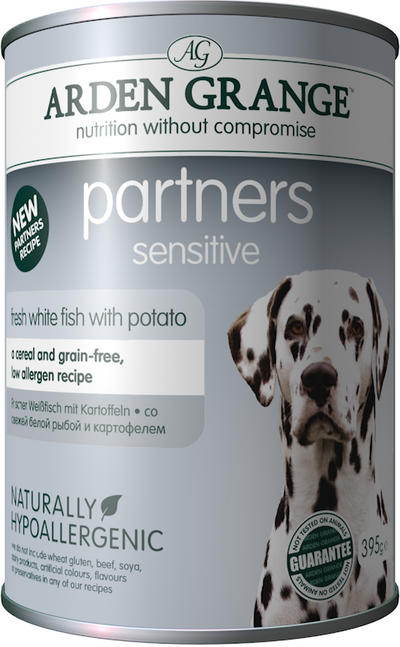 Arden Grange Partners Sensitive – Grain Free – Fresh Ocean White Fish with Potato - Targa Pet Shop