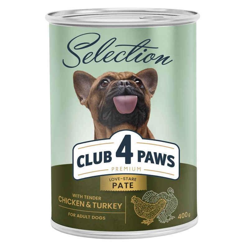 CLUB 4 PAWS Premium Selection with Tender Chicken & Turkey for Adult dogs