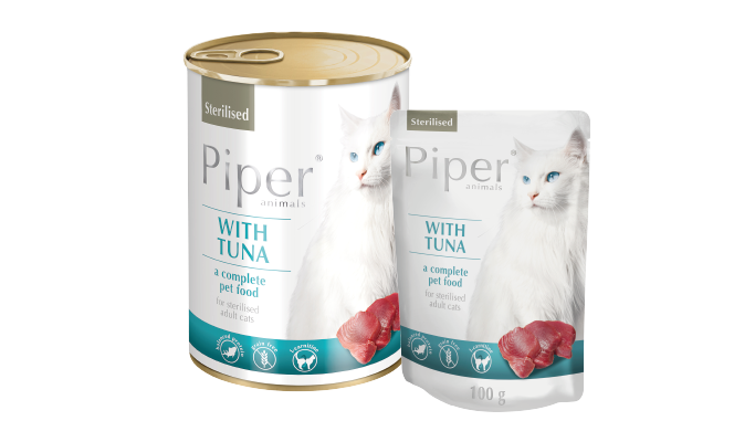 Piper Cat With Tuna Sterilised Wet Food