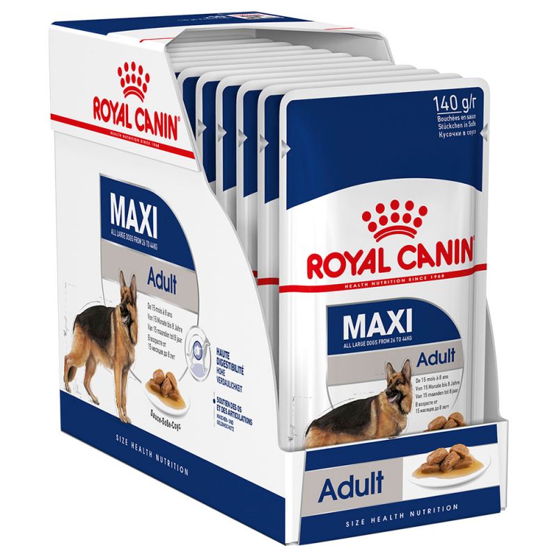 Royal Canin Maxi Adult Wet Dog Food In Gravy - Targa Pet Shop