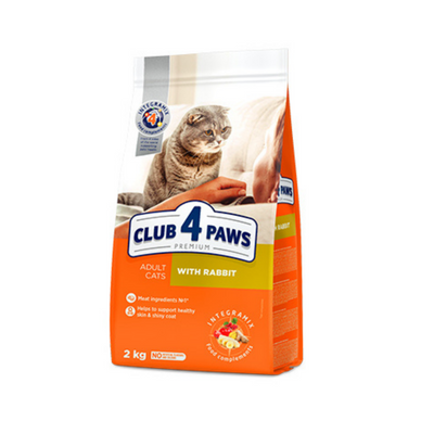 CLUB 4 PAWS Premium Adult Cat Rabbit