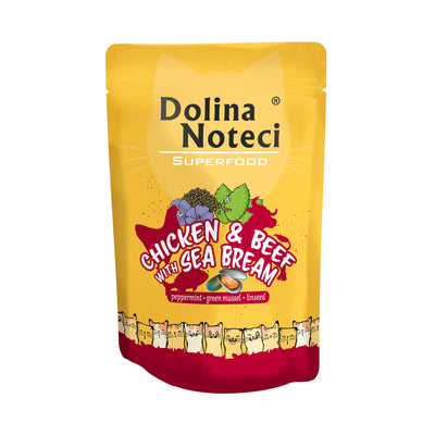 Dolina Noteci Superfood - 85g Chicken & Beef with Sea Bream