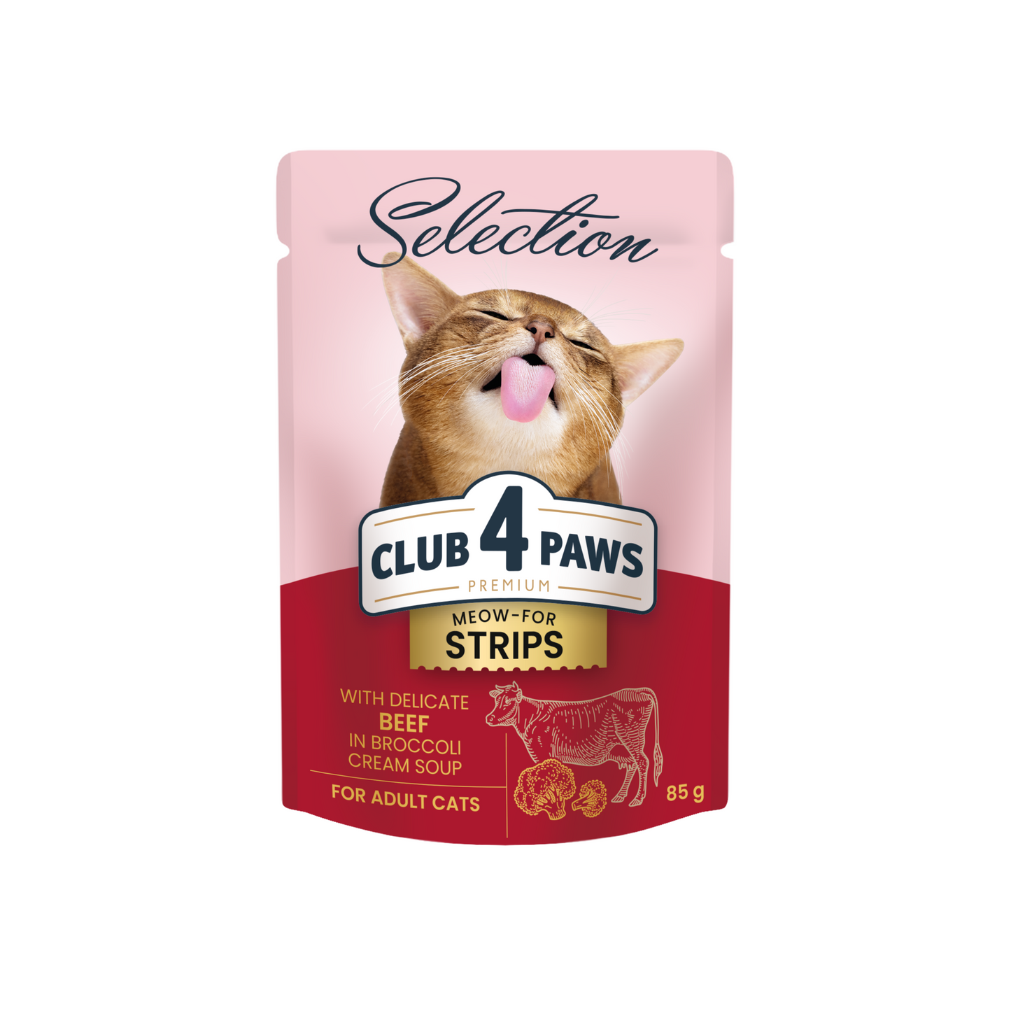 CLUB 4 PAWS "Strips with Beef in Broccoli cream soup"
