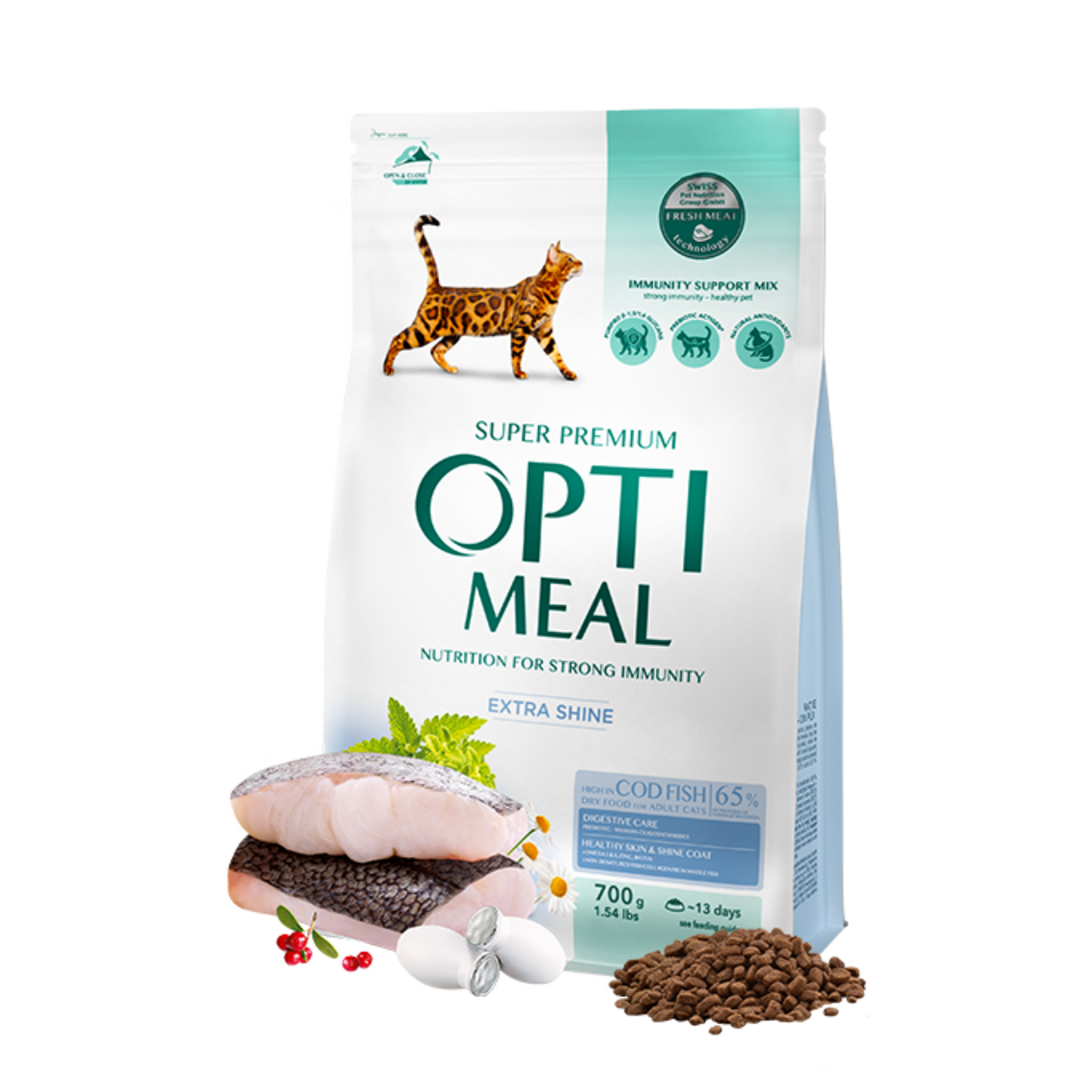 OPTIMEAL Adult Cat with Cod Fish