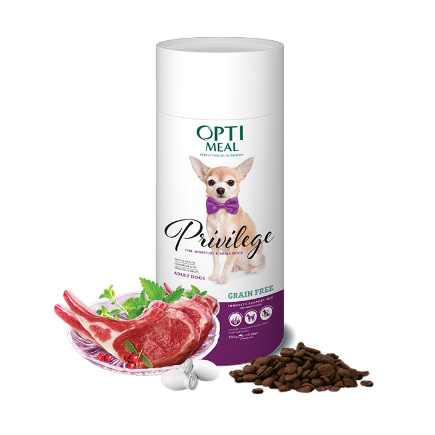 OPTIMEAL Privilege Dry Lamb for small dogs