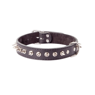 Dingo Spiked Leather Collar