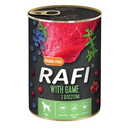 Rafi Dog Pate With Game Blueberry & Cranberry