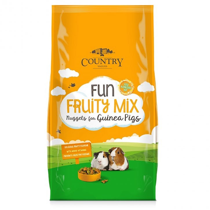 Burgess Country Value Fruity Mix Nuggets For Guines Pigs