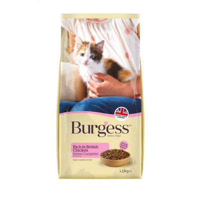 Burgess Kitten Rich In British Chicken Cat Food