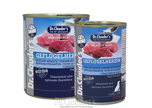 Dr. Clauder's Selected Meat Poultry Hearts - Targa Pet Shop