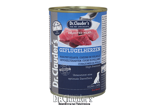 Dr. Clauder's Selected Meat Poultry Hearts - Targa Pet Shop