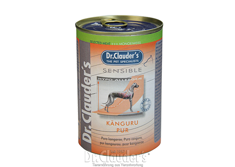 Dr. Clauder's Selected Meat Sensible: Pure Kangaroo - Targa Pet Shop