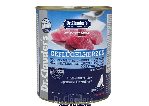 Dr. Clauder's Selected Meat Poultry Hearts - Targa Pet Shop