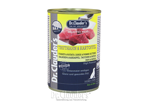 Dr. Clauder's Selected Meat Turkey & Potato - Targa Pet Shop